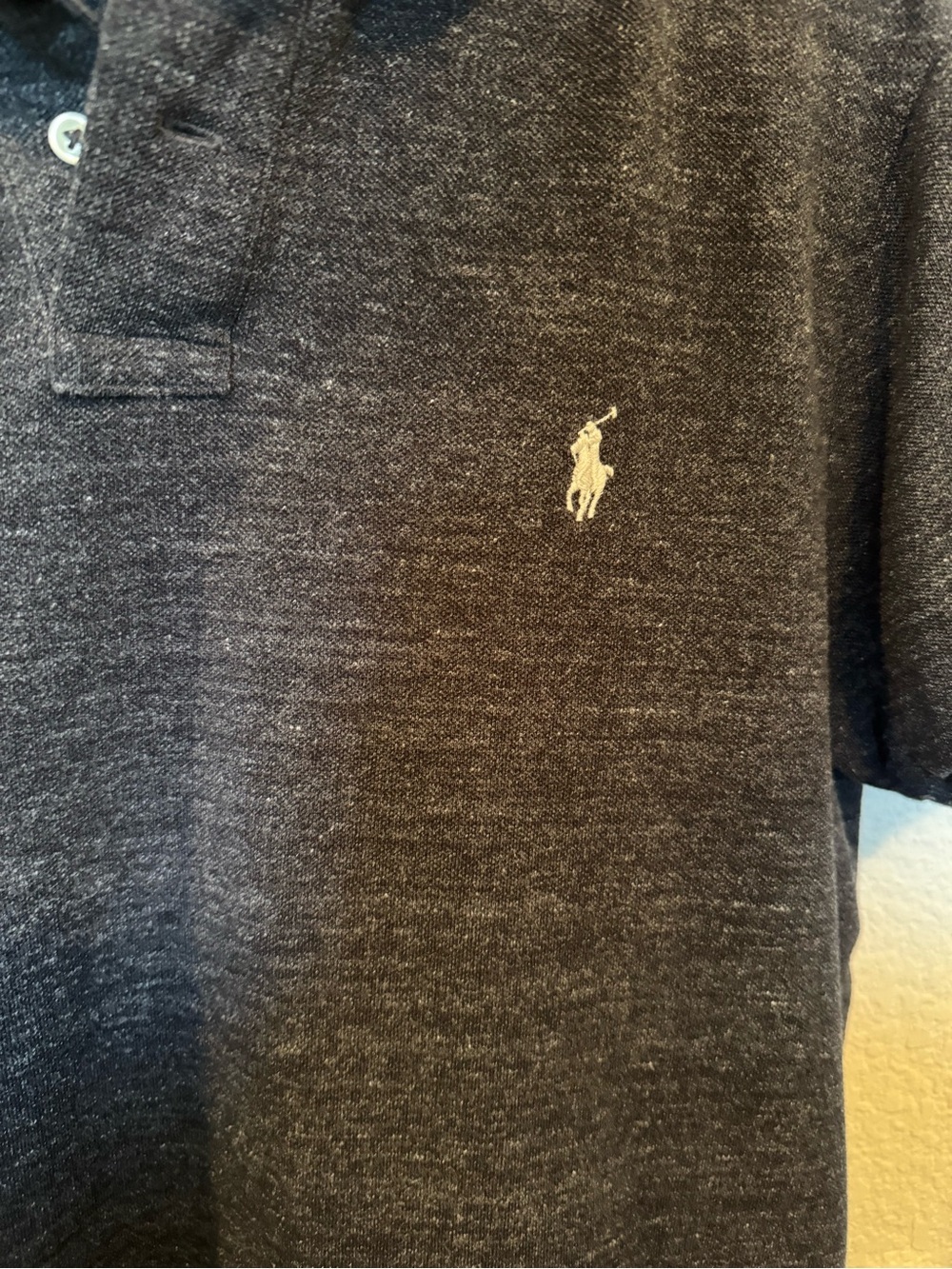 Polo Ralph Lauren Dark Gray Polo Shirt | Men’s Essential - Picture 4 of 8